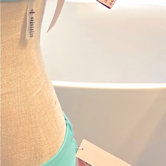 NWT Victoria’s Secret Seafoam Halter Bikini Top (L) & Hipster Bikini Bottom (M) - Picture 4 of 5